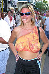 Poker Run 2003 photo - Duval Street, Key West